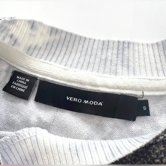 Vero Moda Long Sleeve Snakeskin Print Dress Size S - Picture 8 of 12